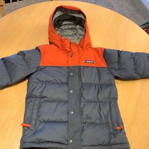Boys Patagonia down puffer jacket